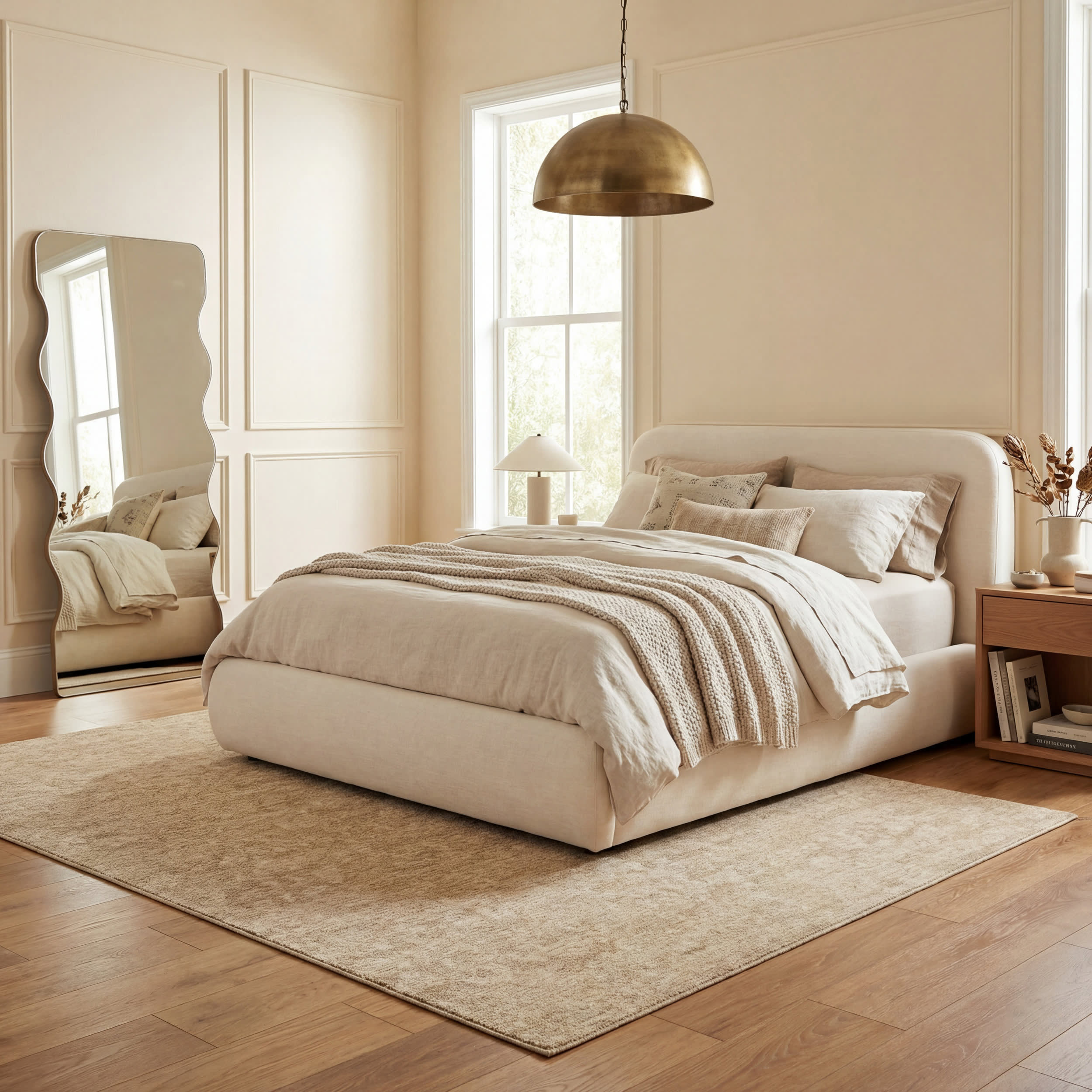 Veloce Modern Animal Print Rug | Tan