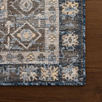 Liamara Traditional Medallion Indoor/Outdoor Rug | Grey