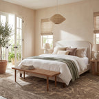 Abstract Floral Rug | Grey