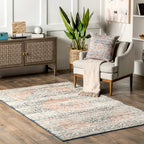 Antonia Vintage Medallion Rug | Beige