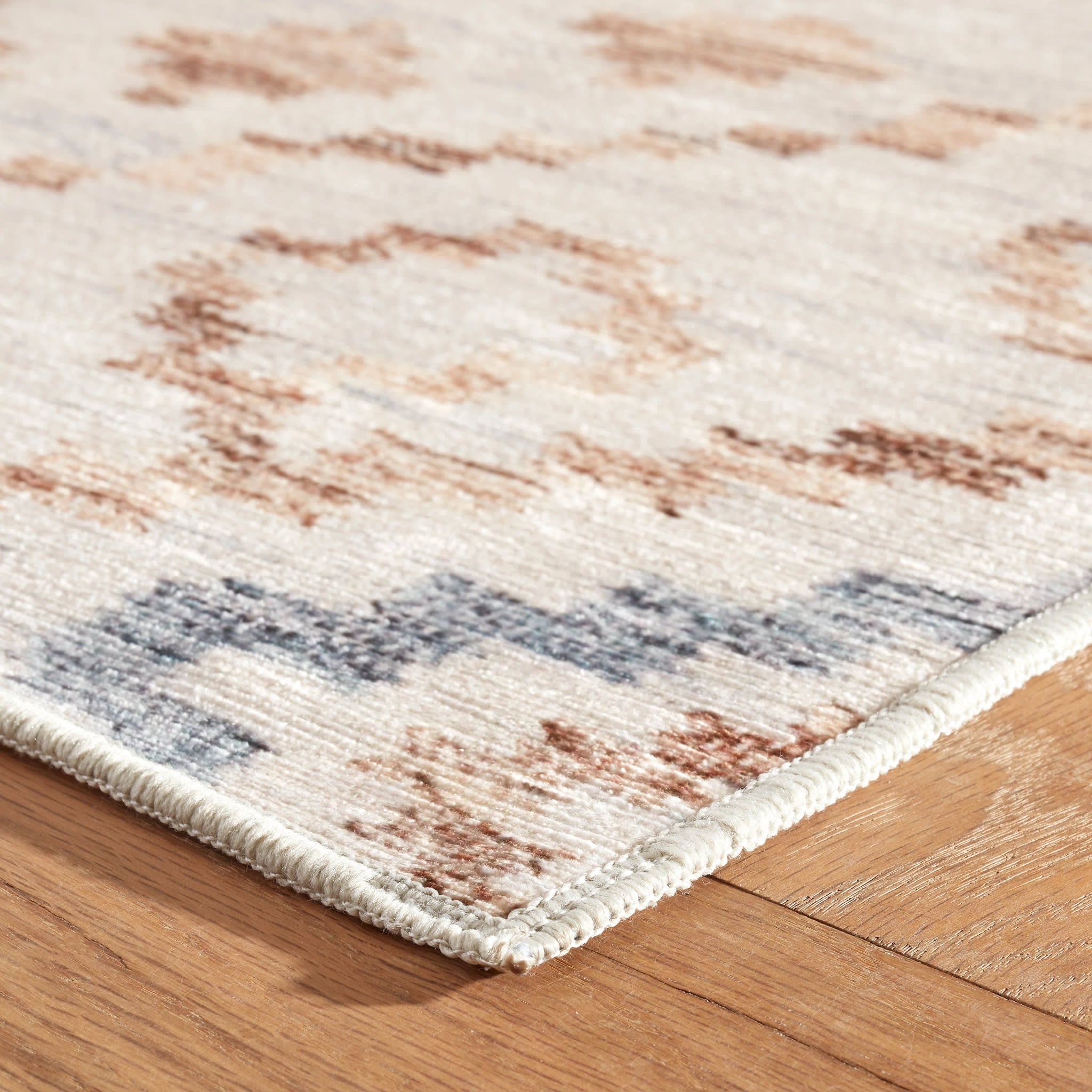 Jelly Roll Machine Washable Rug | Sky