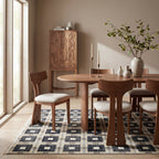 Sorelle Modern Plaid Rug | Navy