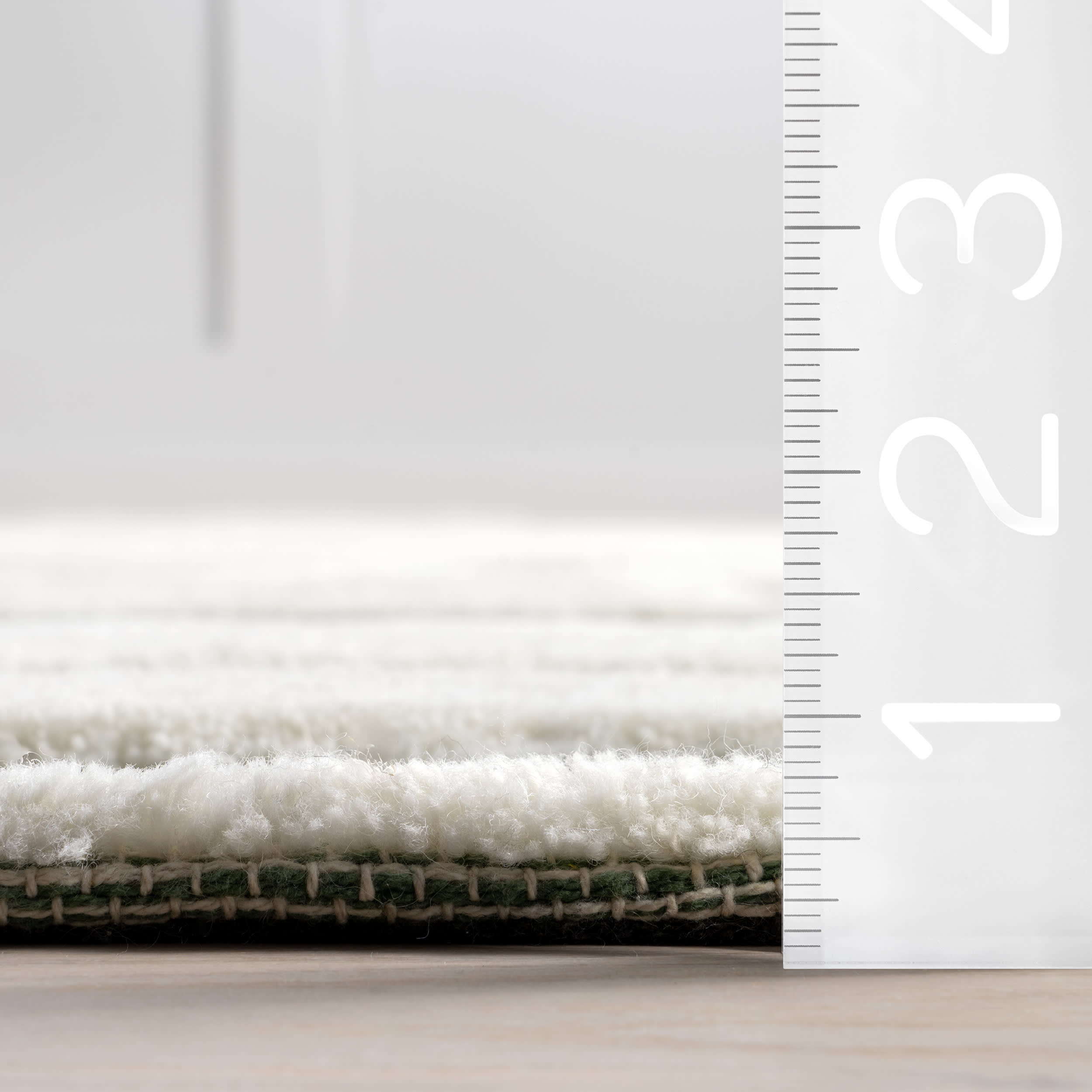 Babai New Zealand Wool Rug | Green