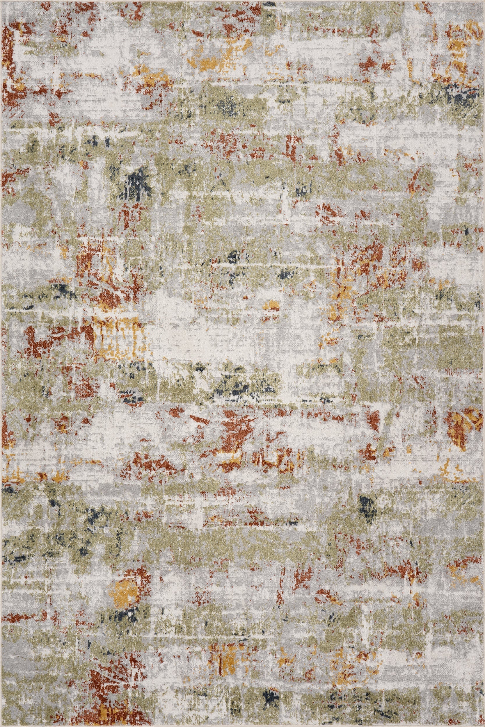 Patty Washable Rainy Days Rug | Green Secondary image