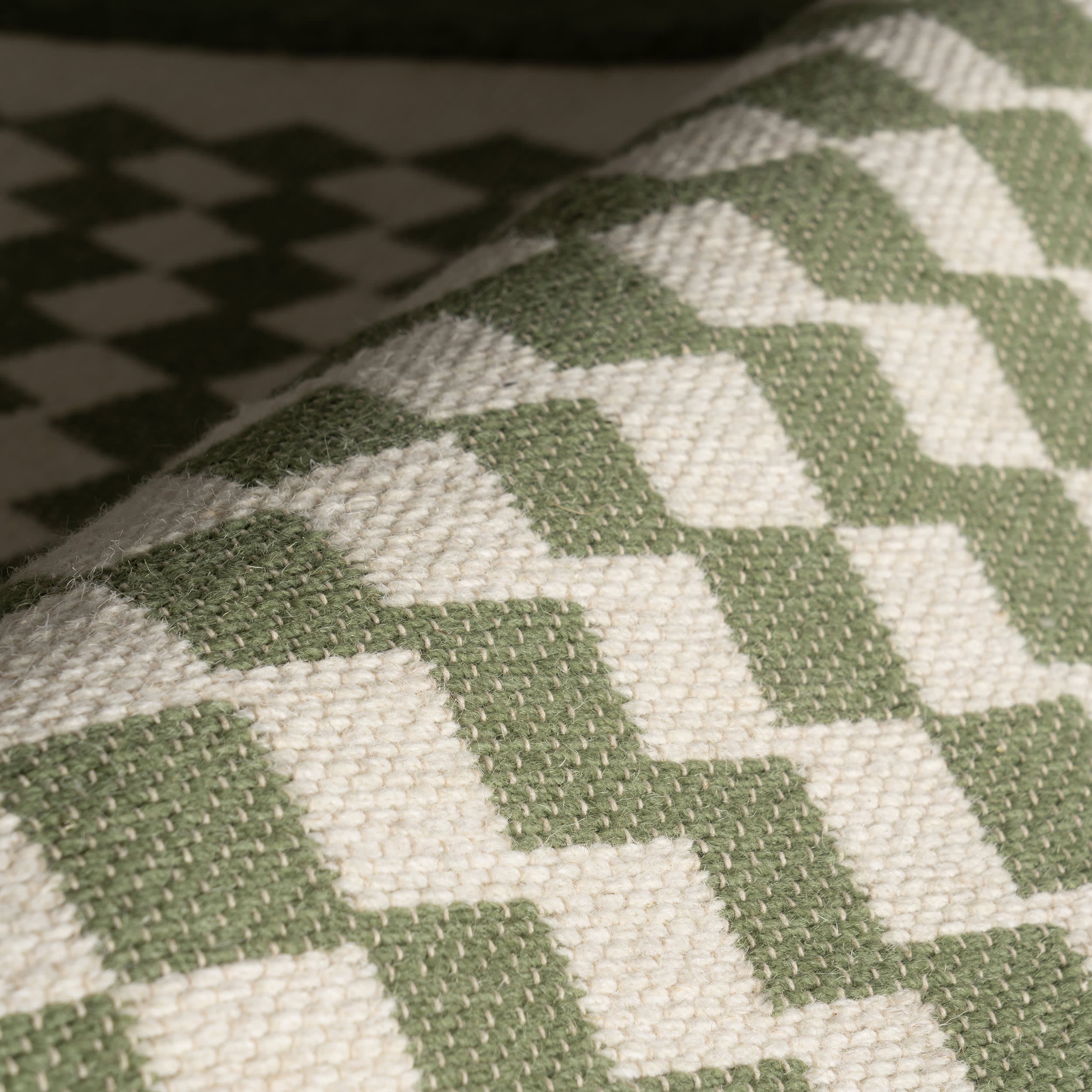 Monda Moroccan Bohemian Hand Woven Rug | Green