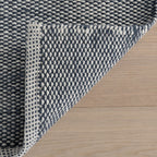 Pebble Handwoven Performance Rug | Blue