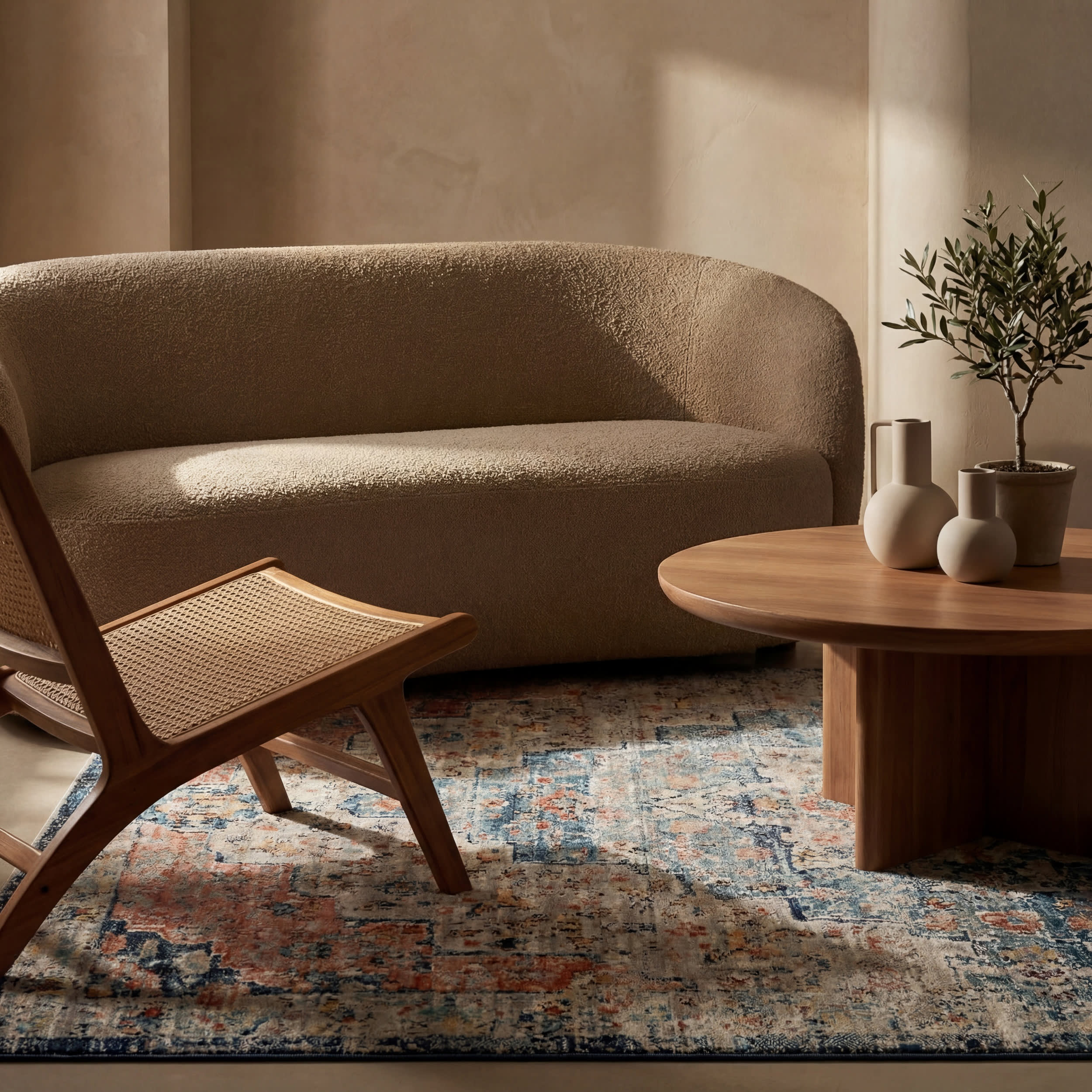 Flourishing Medallion Rug | Multicolor