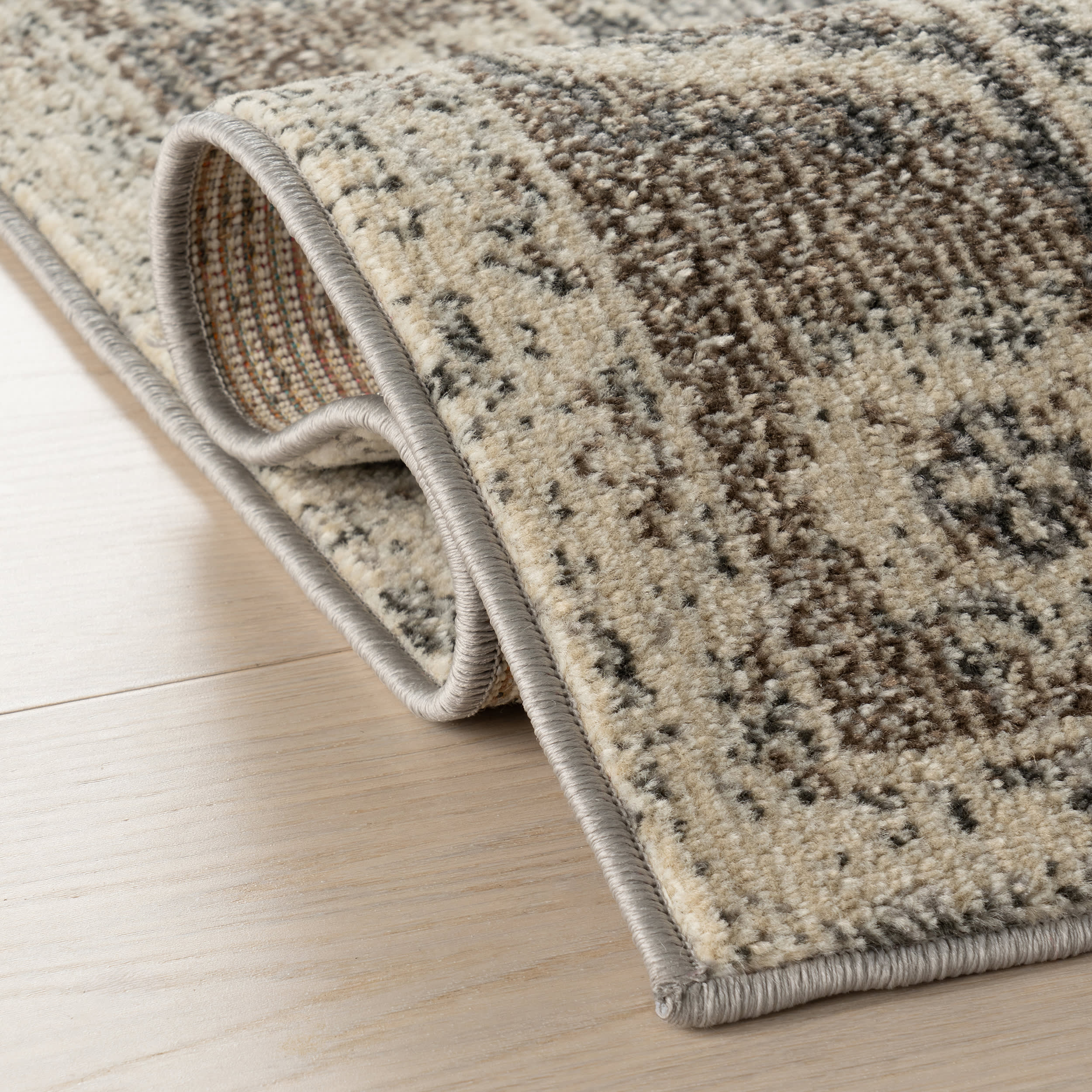 Mosaic Medallion Rug | Grey