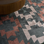 Mesalaya Southwestern Geometric Washable Rug | Multicolor