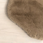 Waverly Double Faux Sheepskin Pelt Plush Cloud Washable Rug | Camel
