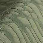 Summit Plush Textured Washable Rug | Forest Green