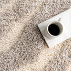 Jordyn Textured Waves Rug | Grey