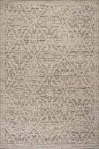 Nefre Traditional Diamond Rug | Green