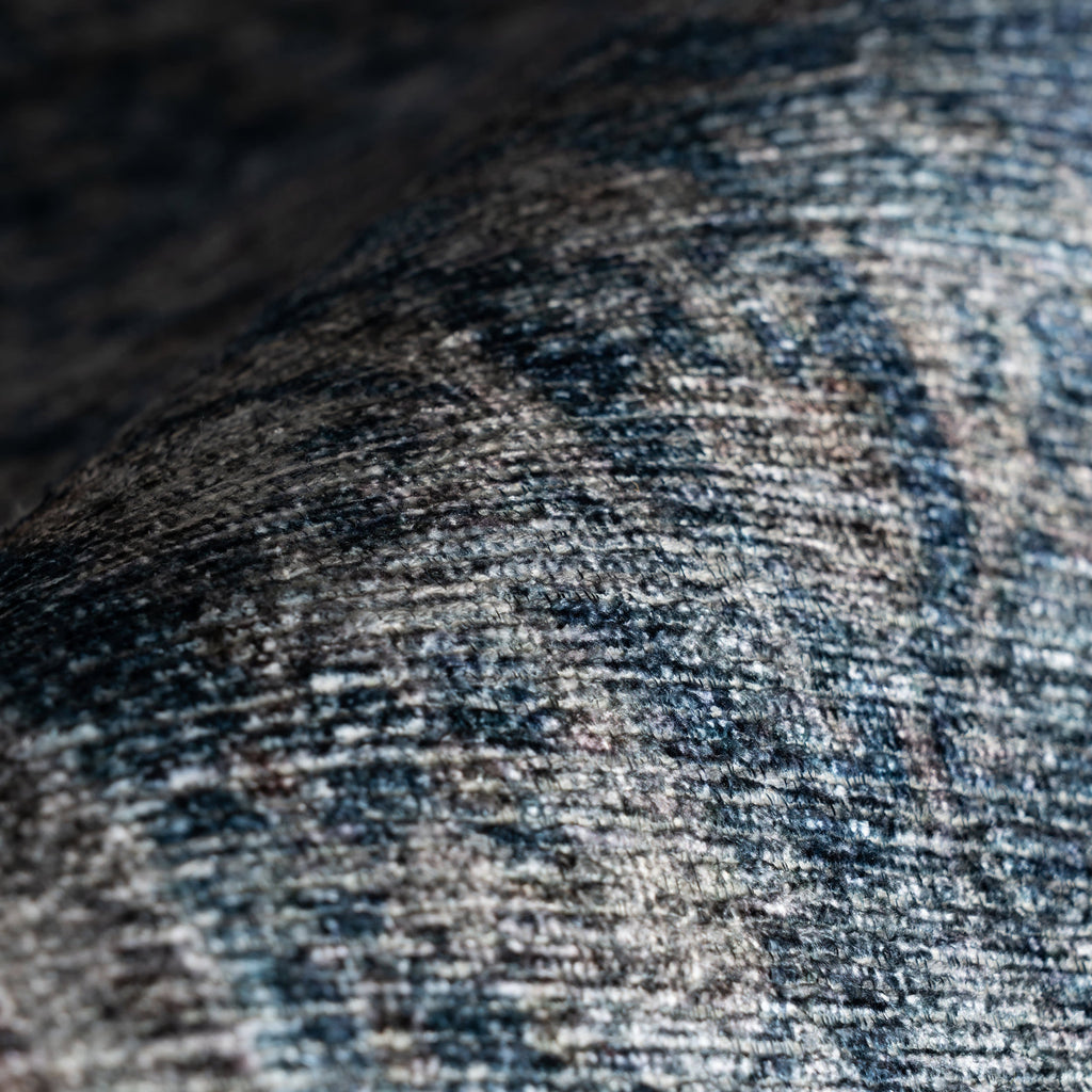 Tila Vintage & Distressed Washable Rug | Blue