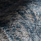 Tila Vintage & Distressed Washable Rug | Blue