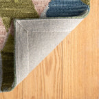 Deer Leap Hand Hooked Wool Rug | Coral