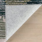 Ladycross Machine Washable Rug | Green