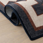 Jasdin Southwestern Washable Rug | Blue