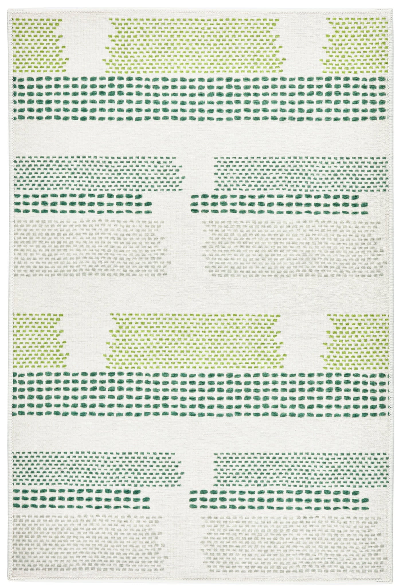 Tread Lightly Machine Washable Rug | Green Image secondaire du produit