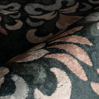 Fayna Floral Washable Rug | Green
