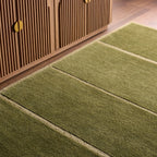 Mira Mid-Century Geometric Rug | Green