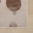 Fanice Bohemian Washable Rug | Brown
