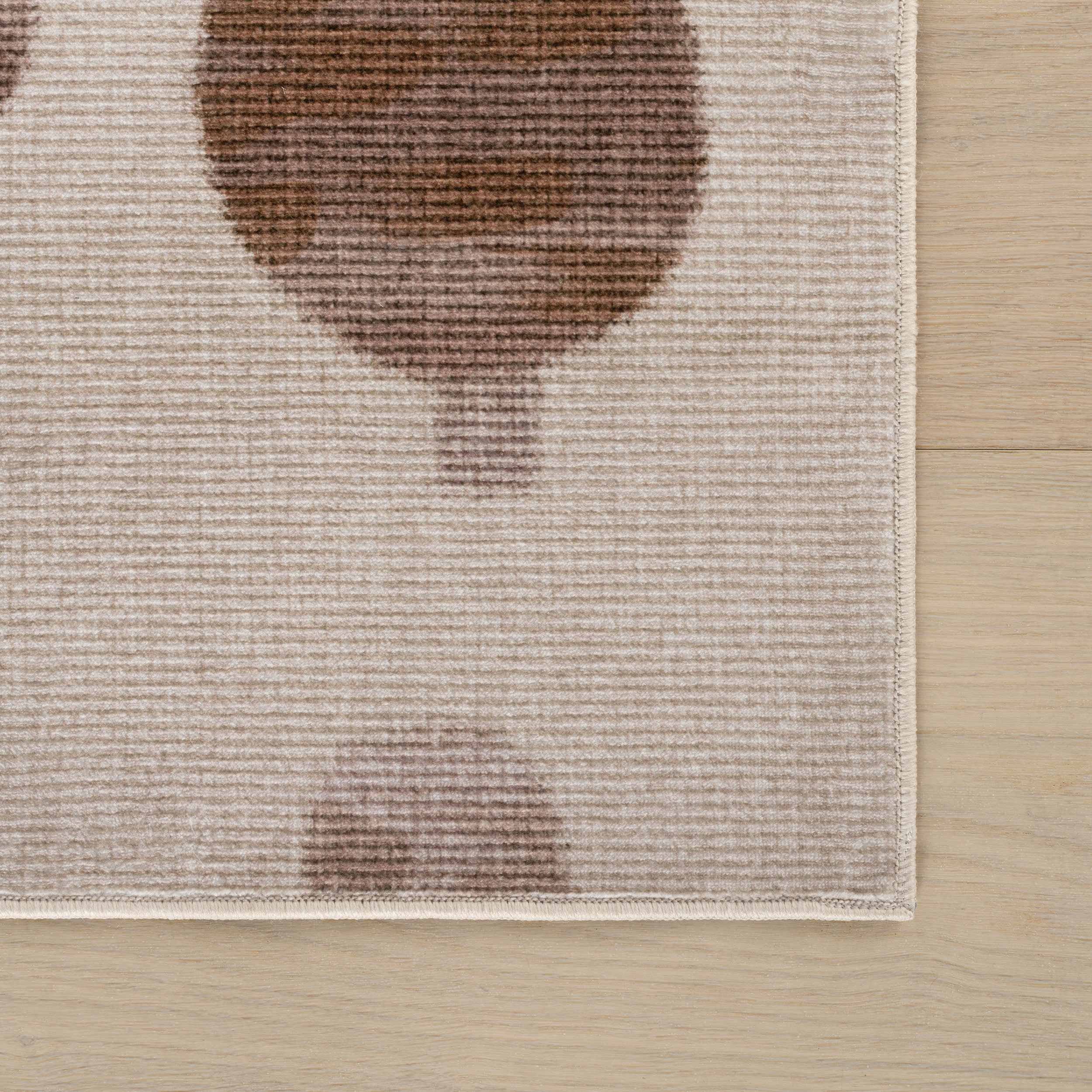 Fanice Bohemian Washable Rug | Brown