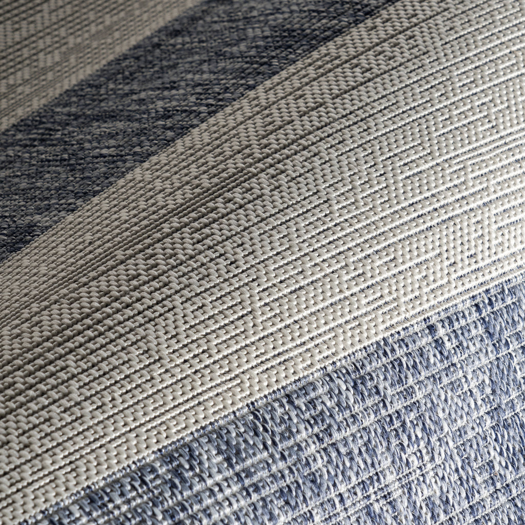Ariah Wide Stripes Indoor/Outdoor Rug | Blue