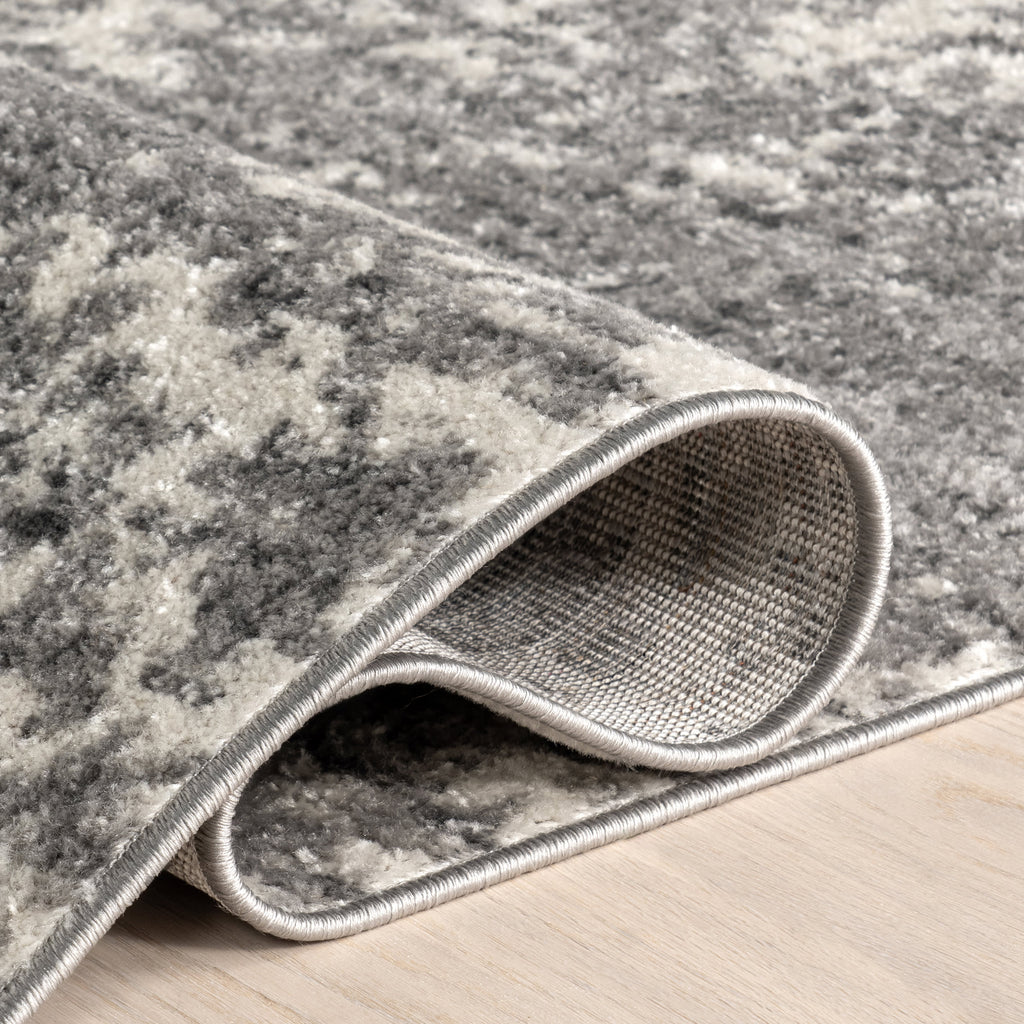 Ruby Distressed Mist Rug | Grey