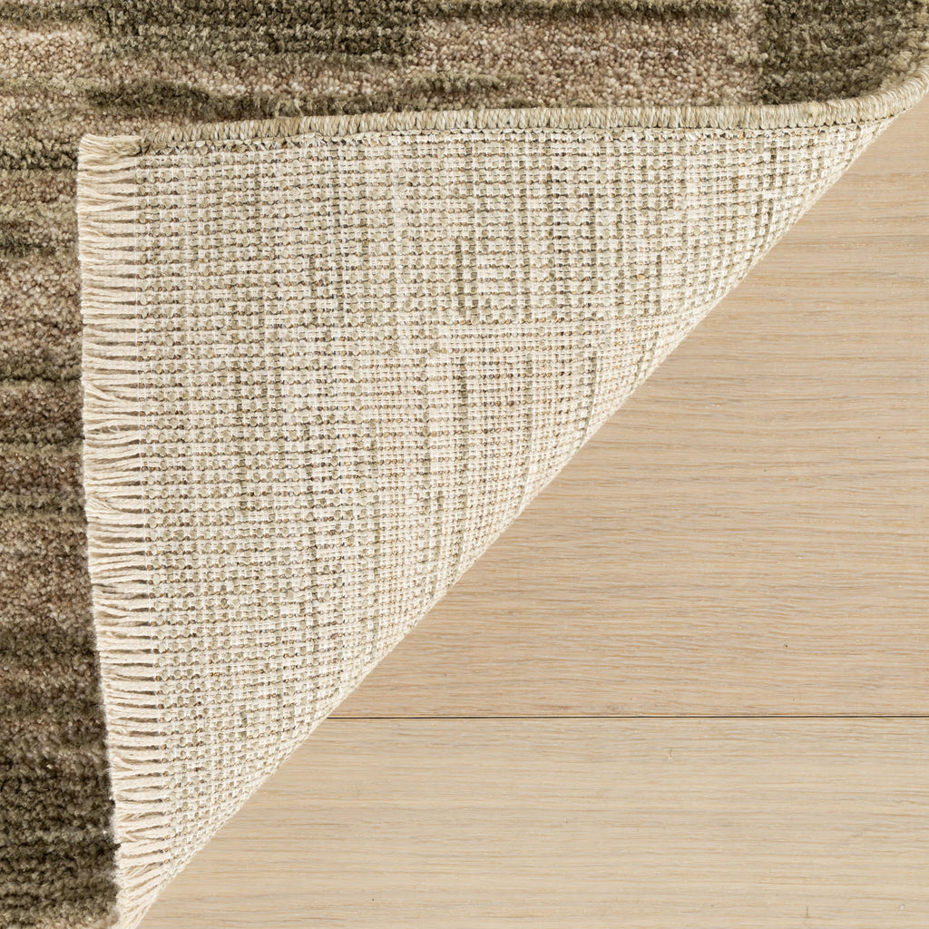 Striata Bohemian Striped Rug | Green
