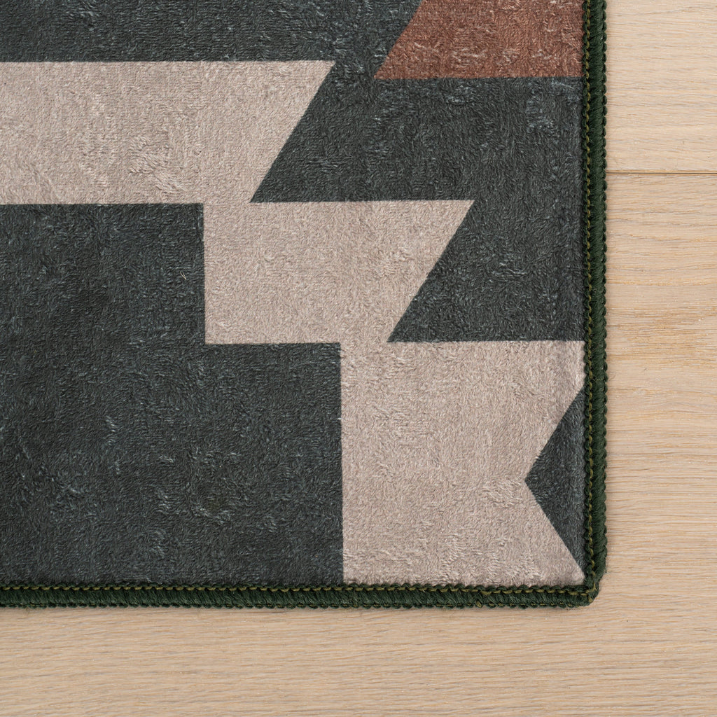 Mesalaya Southwestern Geometric Washable Rug | Multicolor