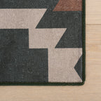 Mesalaya Southwestern Geometric Washable Rug | Multicolor