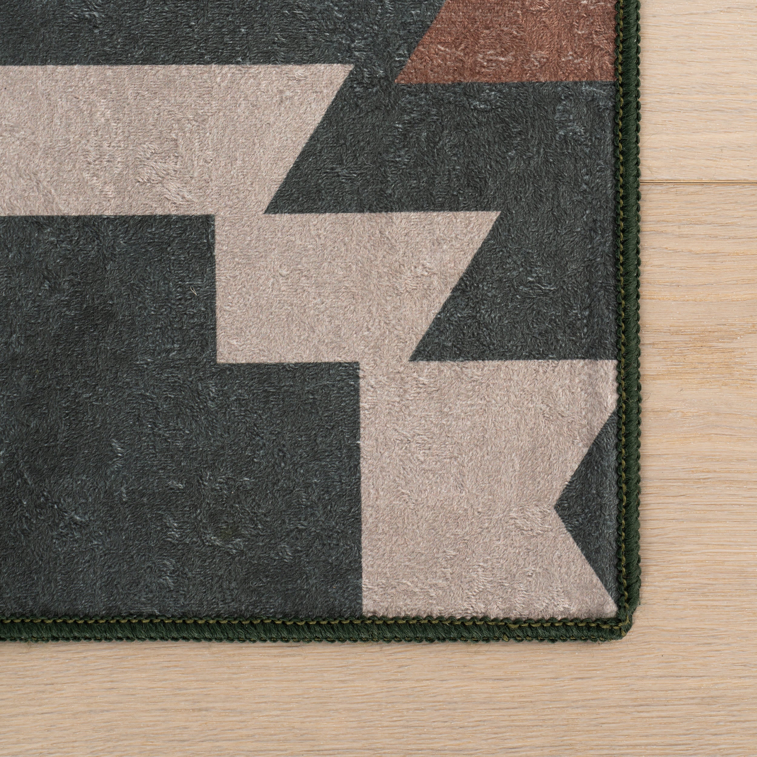 Mesalaya Southwestern Geometric Washable Rug | Multicolor