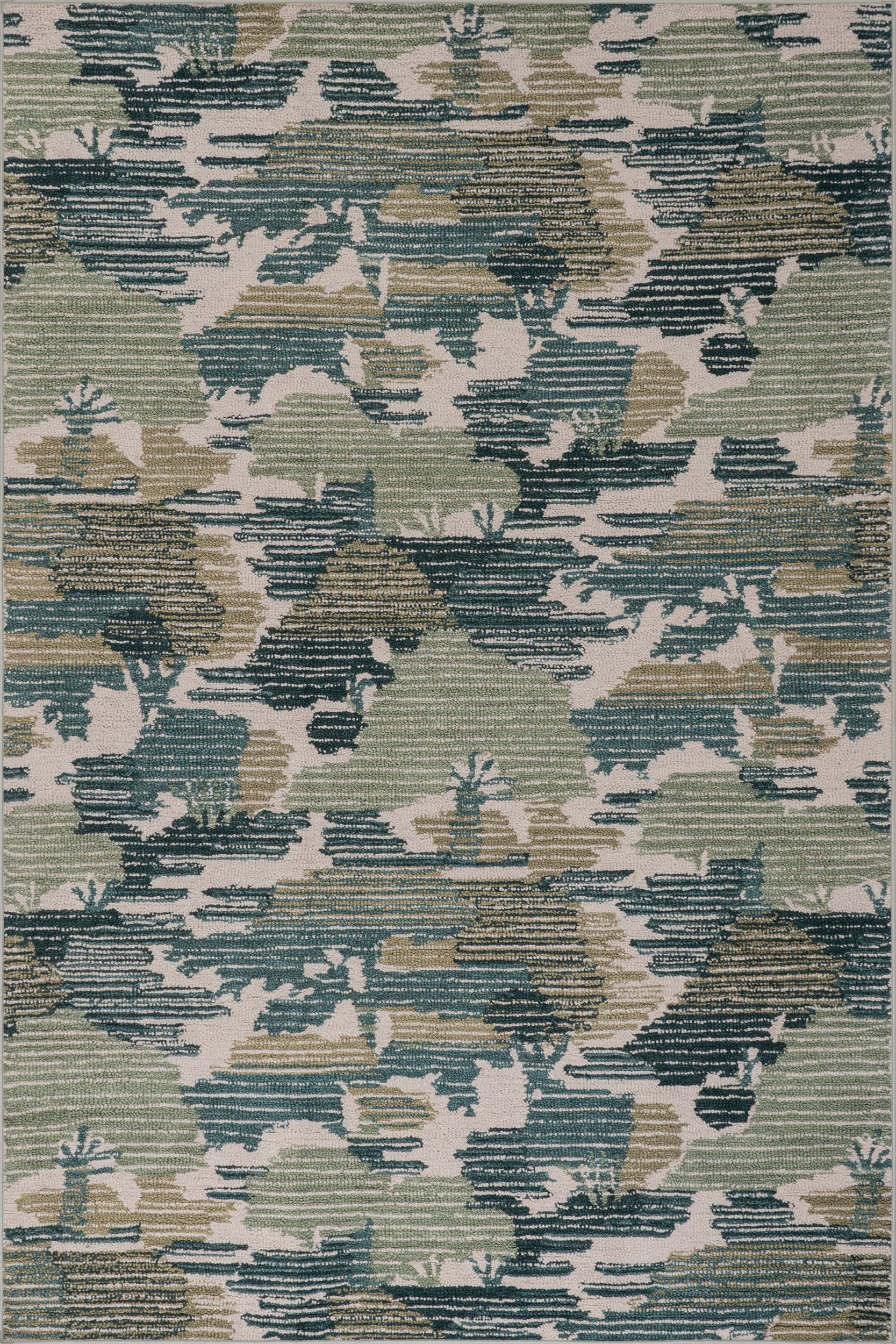 Ladycross Machine Washable Rug | Green Image principale du produit