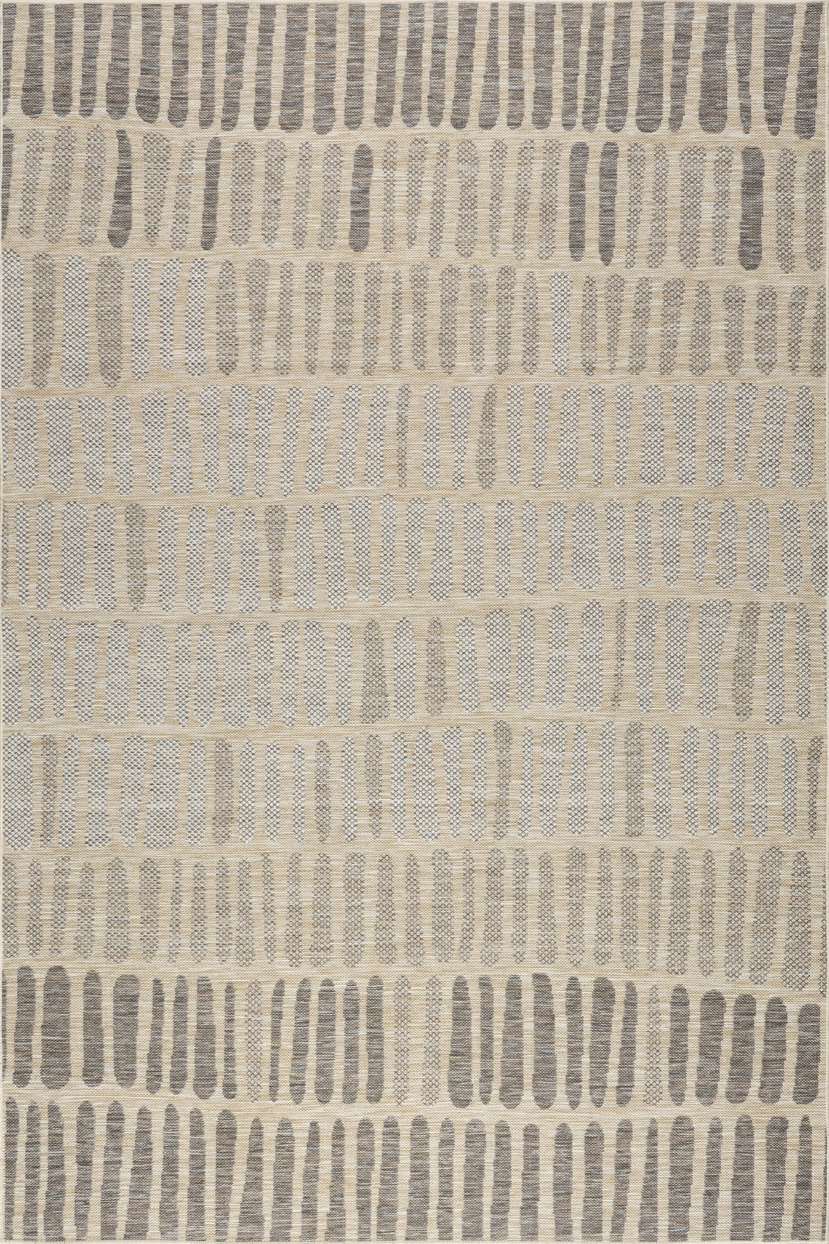 Averie Geometric Indoor/Outdoor Rug | Light Grey Main image