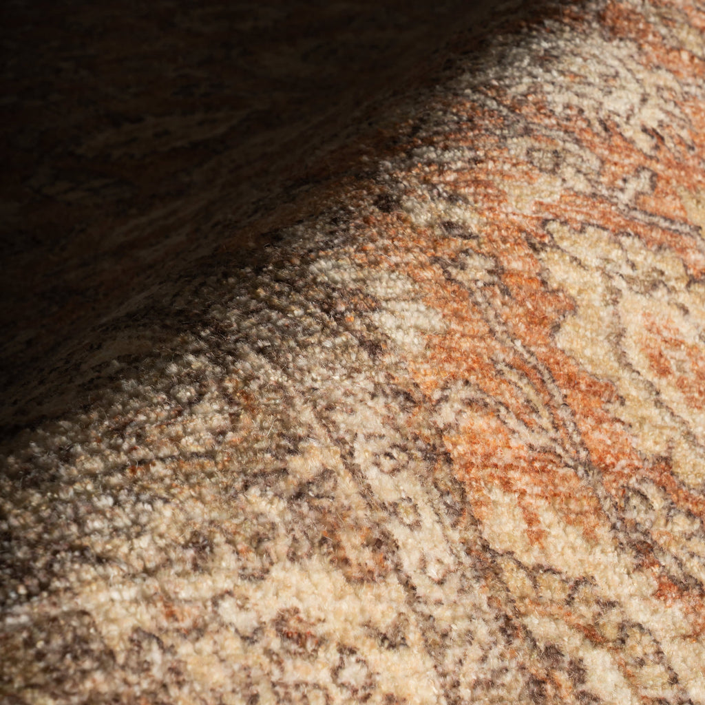 Ariza Hand Tuffted Wool Rug | Orange