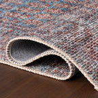 Ferelith Vintage & Distressed Washable Rug | Rust