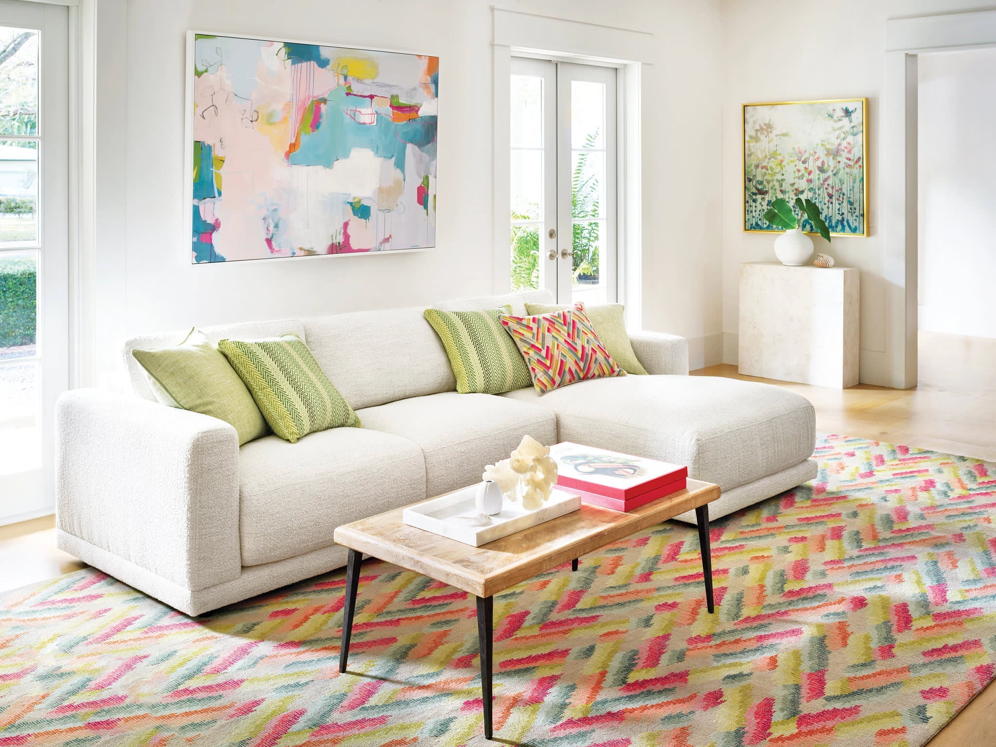 Azura Hand Tufted Wool Rug | Multi