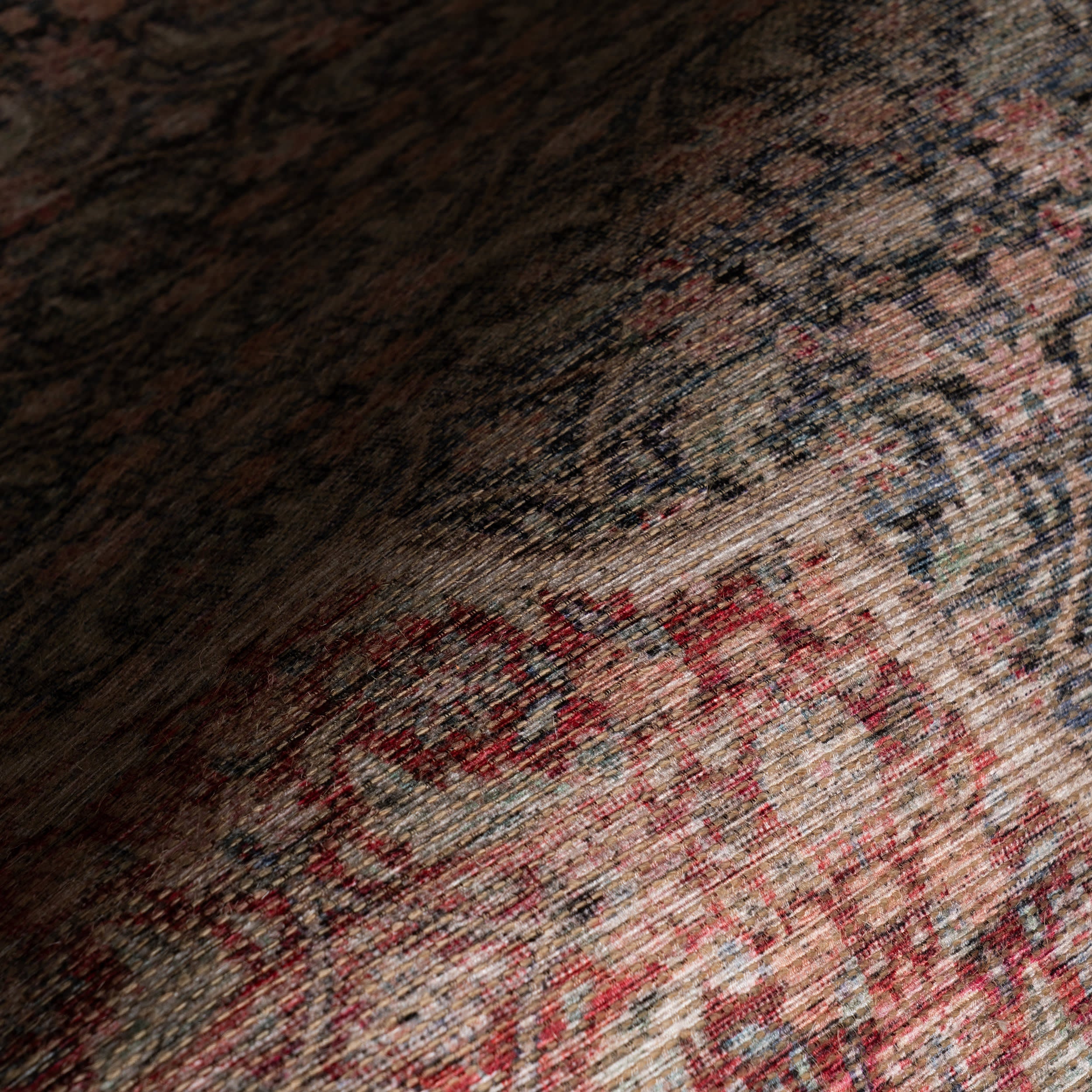Merit Traditional Medallion Rug | Red