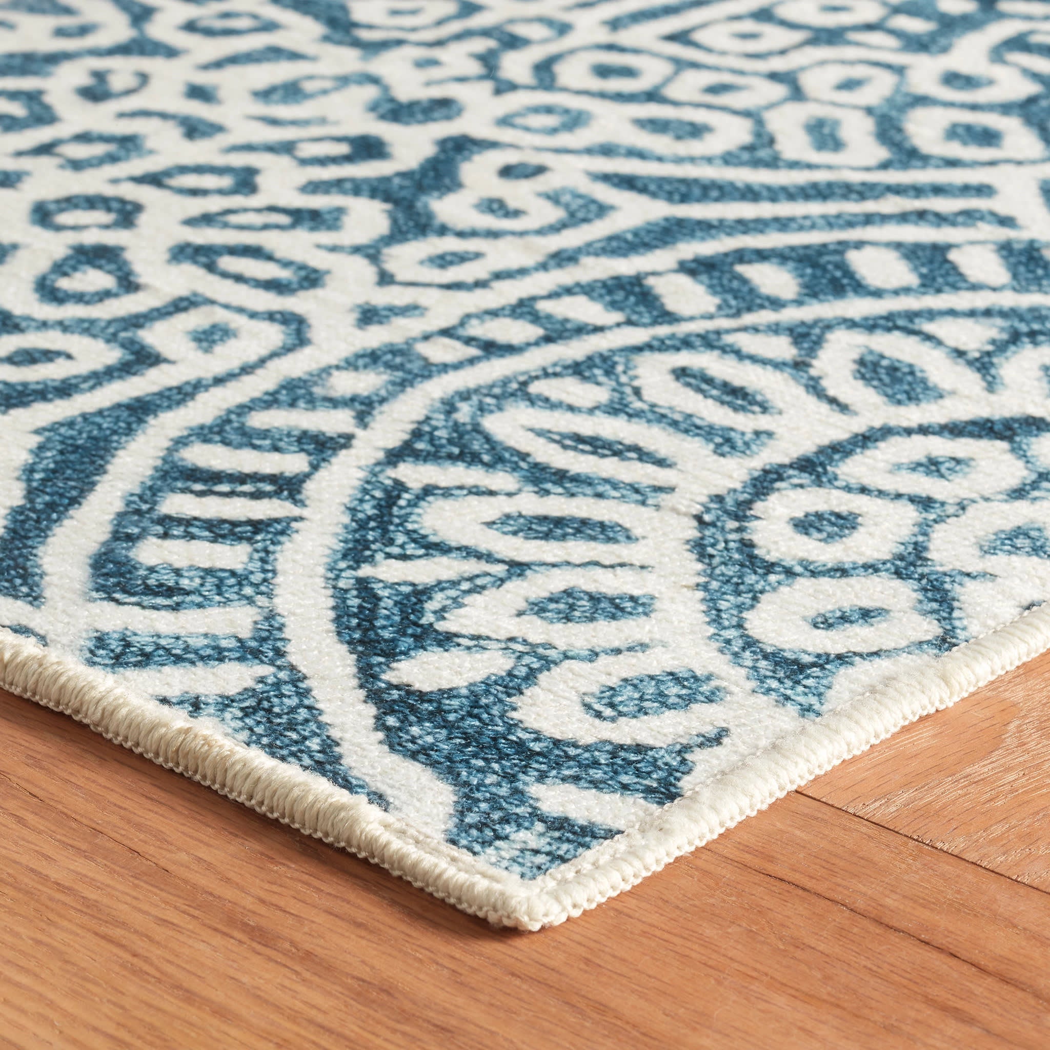 Temple Machine Washable Rug | Ink