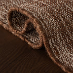 Tavira Modern Bordered Indoor Rug | Brown