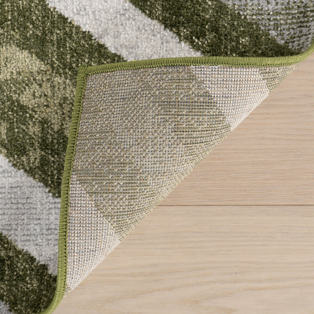 Reeba Washable Distressed Rug | Green