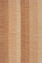 Tayo Modern Striped Indoor Rug | Orange