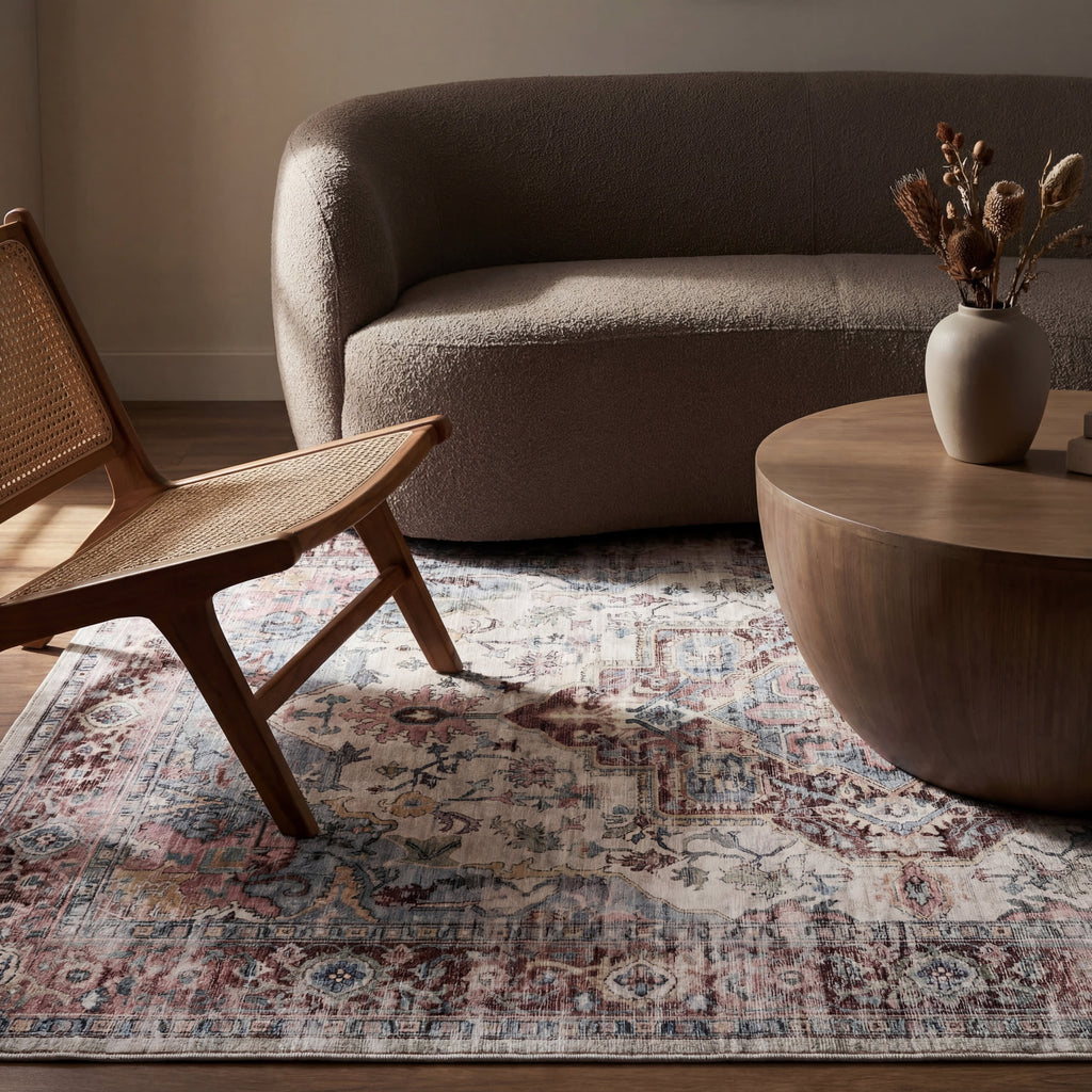 Vanisa Traditional Washable Rug | Multicolor