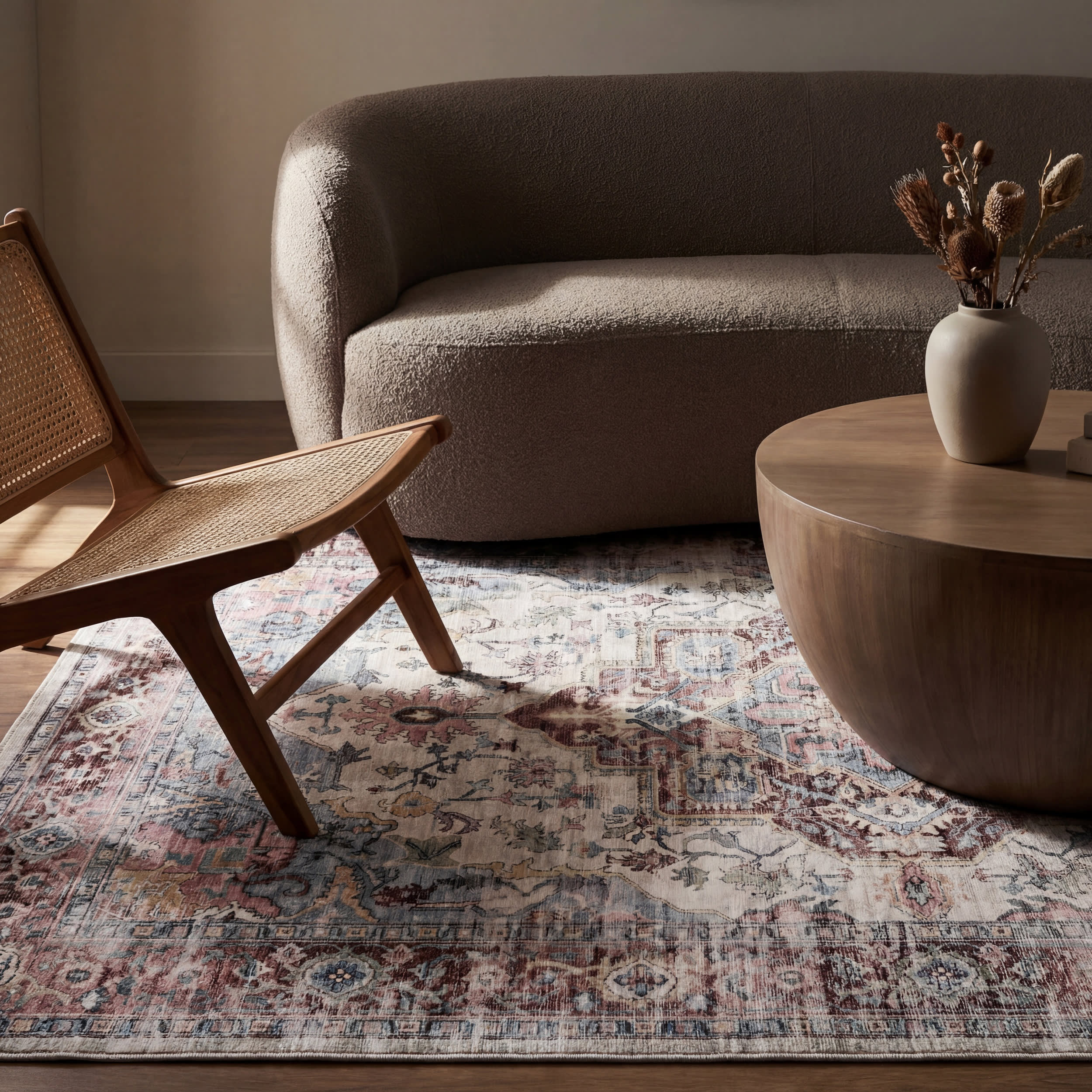 Vanisa Traditional Washable Rug | Multicolor