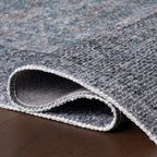 Odelia Vintage & Distressed Washable Rug | Blue