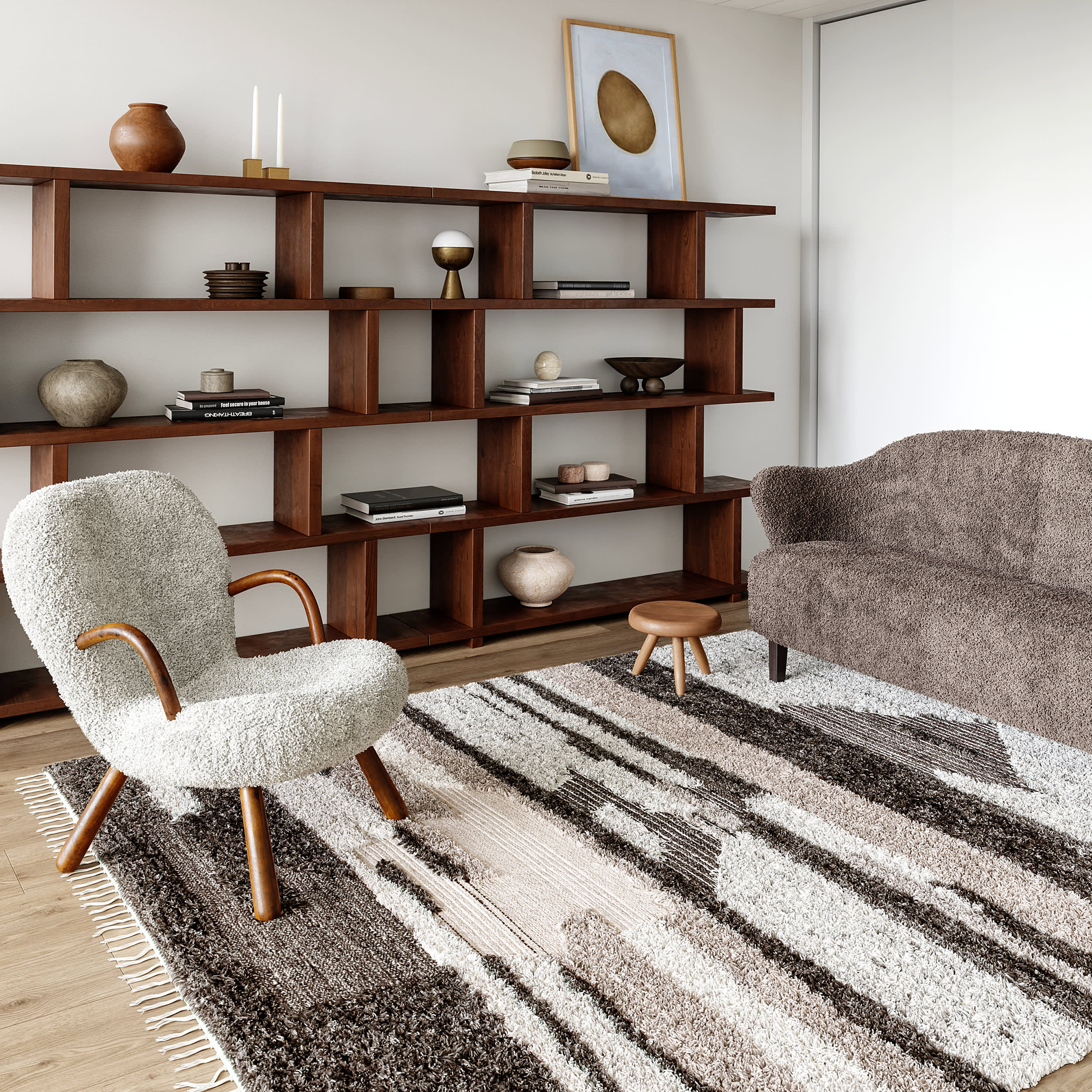 Tatanka Shag Rug | Brown Secondary image