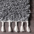 Solid Shag Rug | Dark Grey