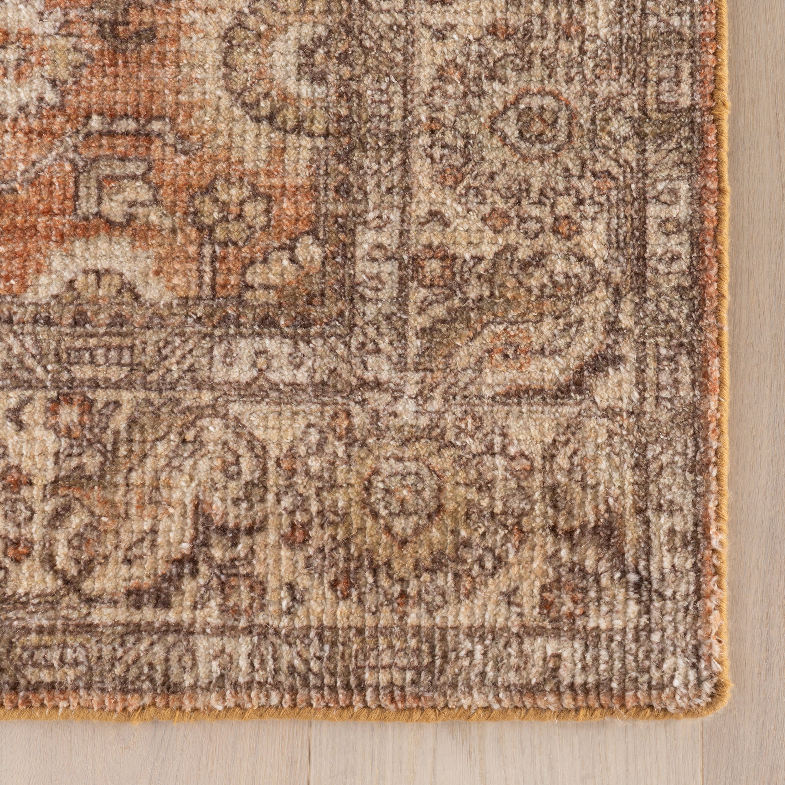 Ariza Hand Tuffted Wool Rug | Orange