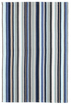 Westbrook Stripe Handwoven Indoor/Outdoor Rug | Blue